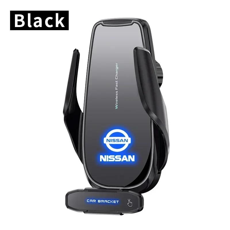 Car Wireless Charger Magnetic Phone Holder Mount For Nissan Qashqai J11 J10 X-Trail Micra Juke Tiida Leaf 2008 Auto Accessories