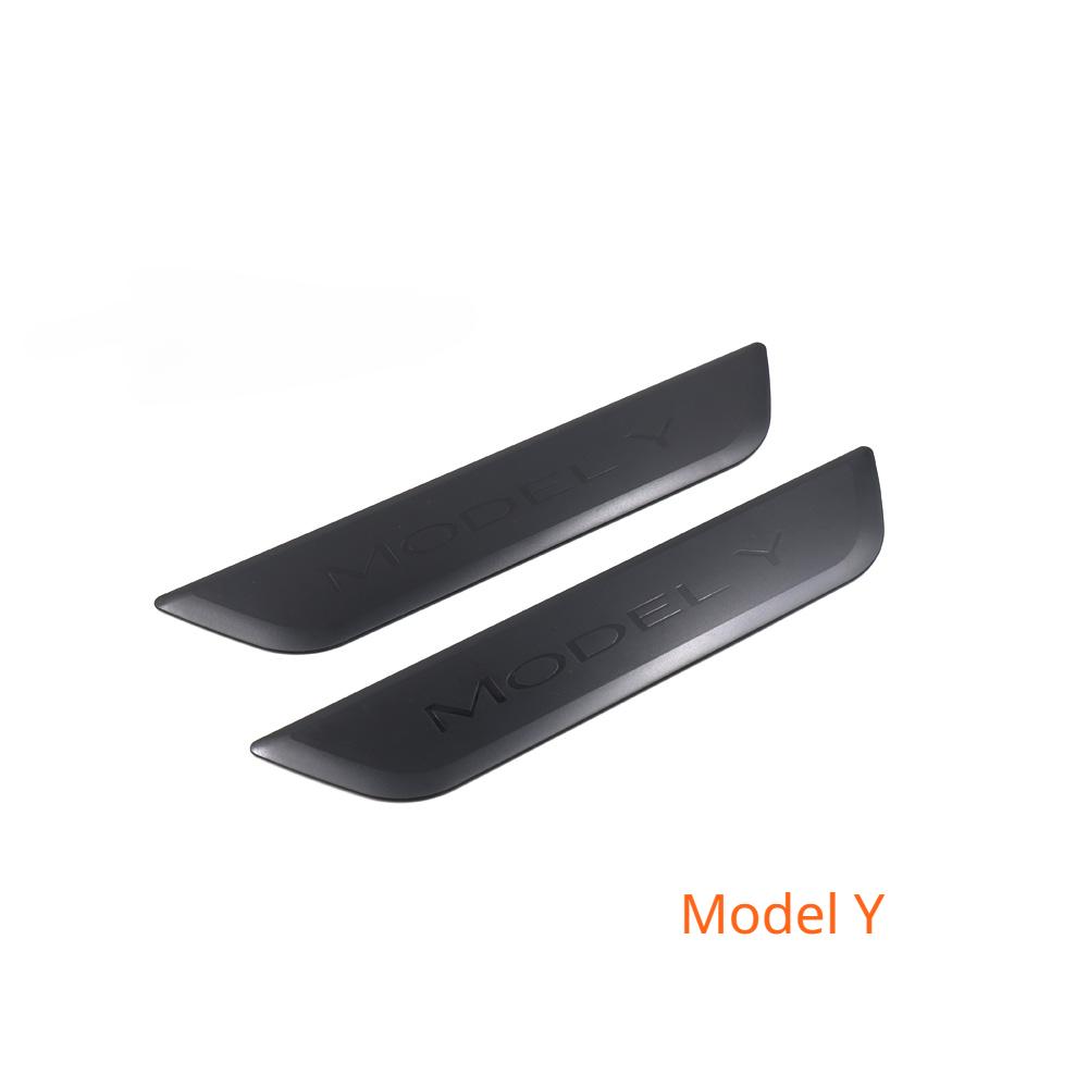 

Rear Door Sill for Tesla Model 3 Y Decoration Wrap Cover ABS Welcome Pedal Stickers Protection Strip Car Accessories 2017-2025