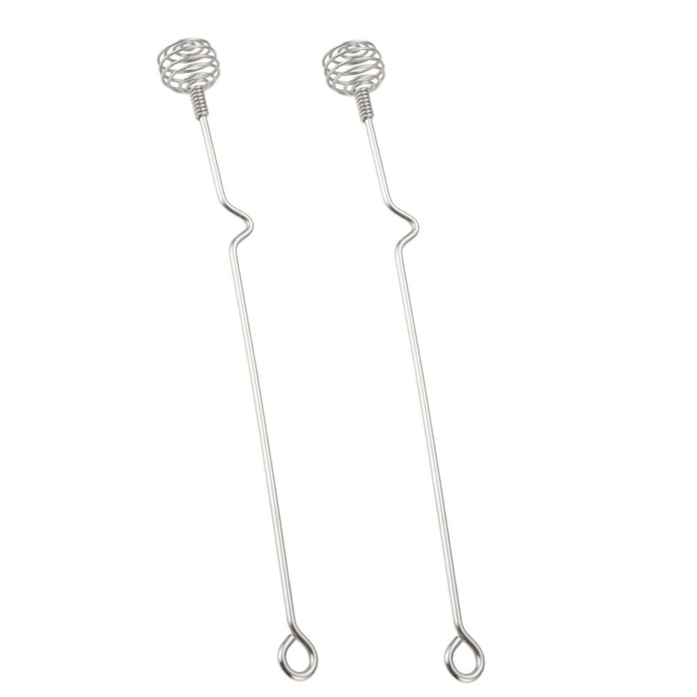 Stainless Steel Honey Dipper Honey Stirrer Multi-Purpose Mixing Spoon for Tea Cocktails Honey Stirring Rod for Syrup Jam Drinks