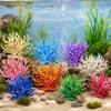 Plastic Artificial Coral Ornament Lifelike Fish Tank Decoration  Home Decoration