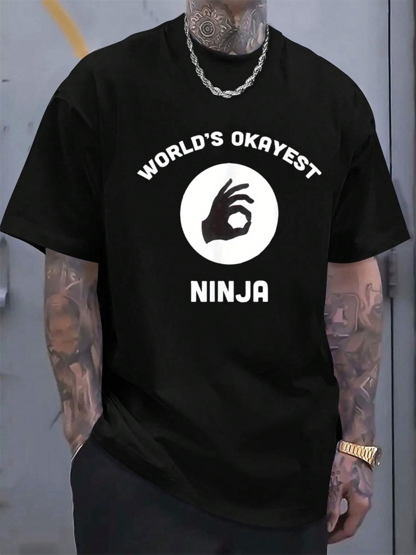 

Men S World S Okallest Ninja Graphic T-Shirt - Ultra-Soft XXXXL