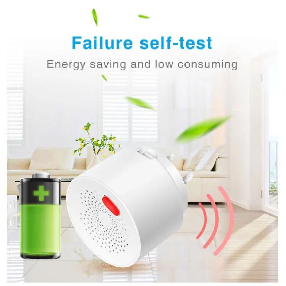 EU/US/UK Home Wifi Natural Gas Sensor Combustible Coal Gas LPG Gas Leakage Alarm Detector Fire Security Work with Tuya Smart