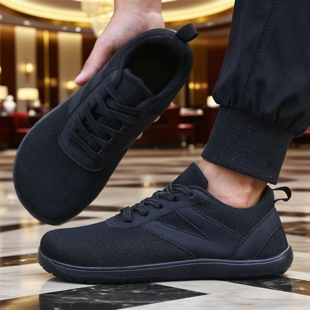 Men's and Women's Wide Toe Barefoot Shoes Outdoor Hiking Shoe Minimalist Running Shoes Lightweight and Breathable Walking Shoes