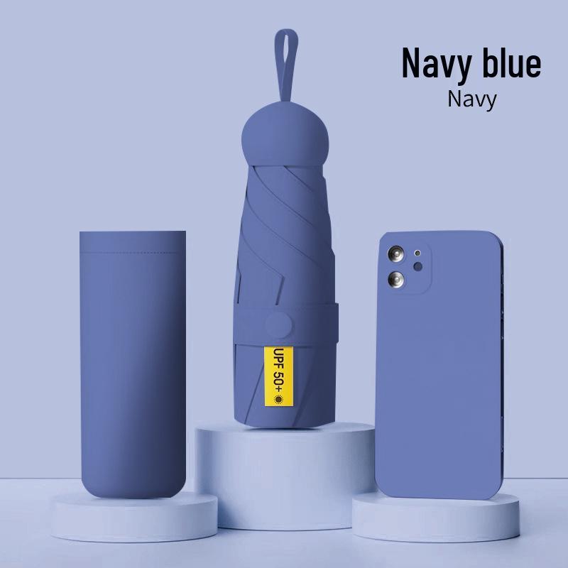 "Portable Capsule Umbrella: Compact, High-End Sunshade & Rain Protection"