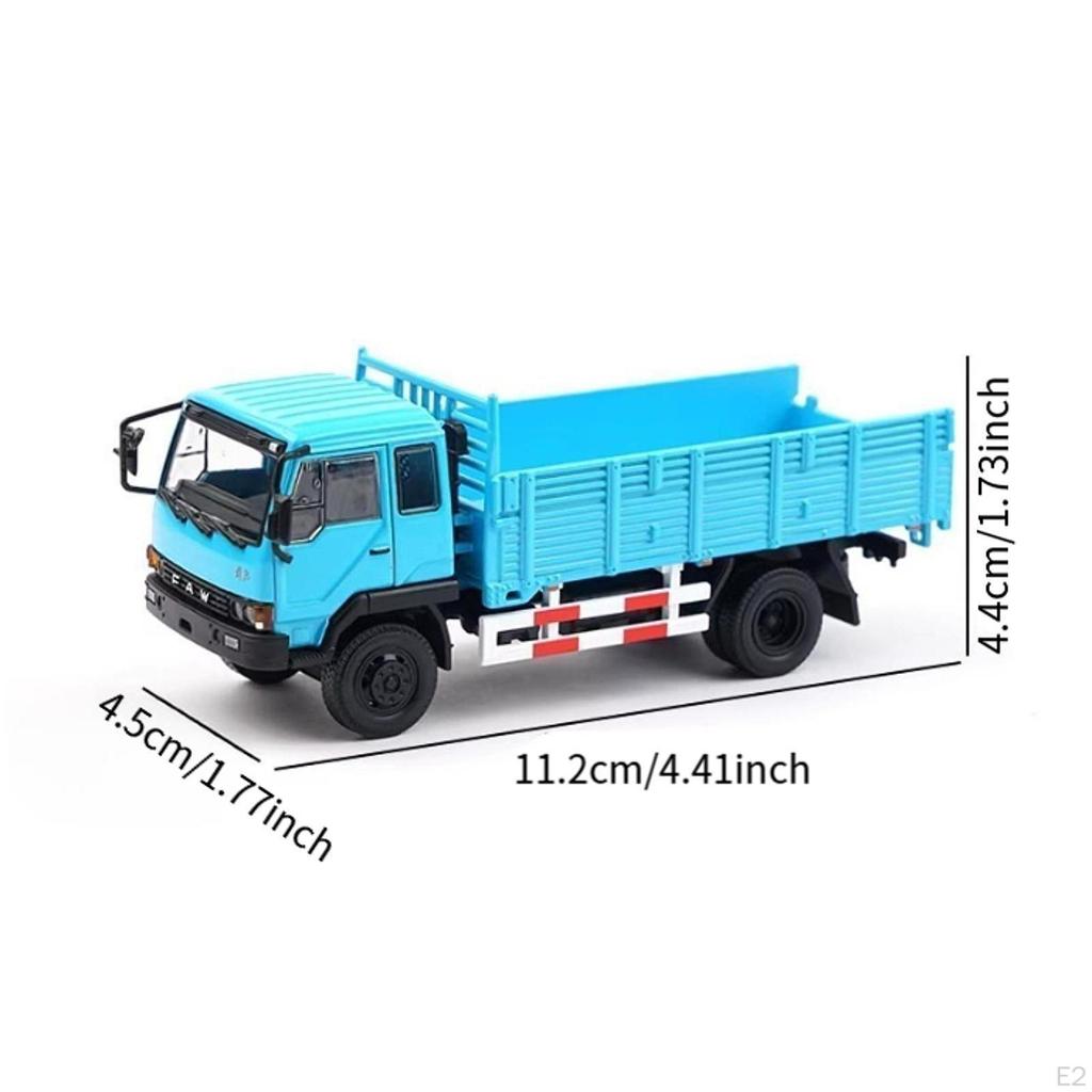 1/36 Scale Cargo Truck Model Diecast Miniature Portable Practical Simulation Car