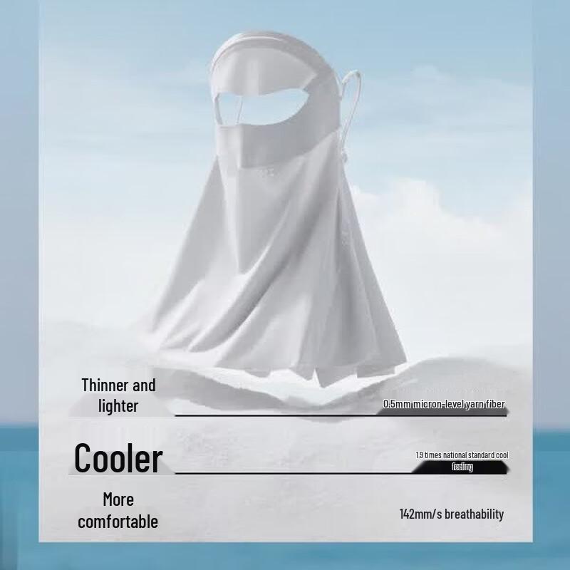 Beneunder Lightweight Seamless Sun Protection Face Mask