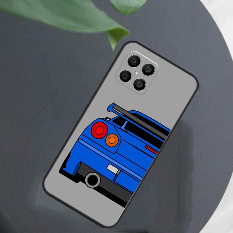 

JDM Cars For Honor Magic 5 6 7 8 Pro Case For Honor 400 200 50 70 Lite X8c X8b X9a X9b X9c X9d Win RT Honor Magic6 Lite