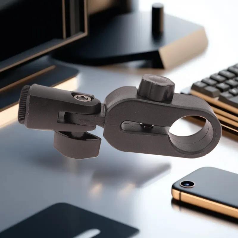 Portable Microphone Shock Mount Mic Clip Holder 240 Universal Microphone Chuck Anti Vibration Podcast Instrument Accessory