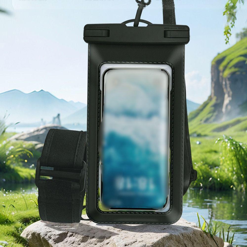 Transparent Swimming Waterproof Bag Touchable Screen Swimming Storage Bag  For 7.2 Inch Cell Phone