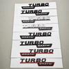 2pcs 3D ABS Chrome Car Letters TURBO 4MATIC Logo Fender Side Badge For Mercedes AMG A35 45 A45S W177 W176 Stickers Accessories