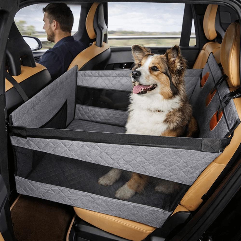 Waterproof Dog Car Seat Universal Pet Car Seat Cover Adjustable Car Seat Basket  Family Travel