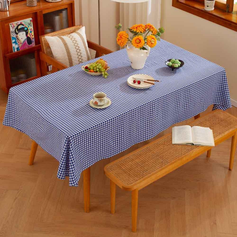American Ins Small Plaid Tablecloth Coffee Table Cloth Tablecloth Table Picnic Cloth Pastoral Hotel Photo Fabric Manufacturer
