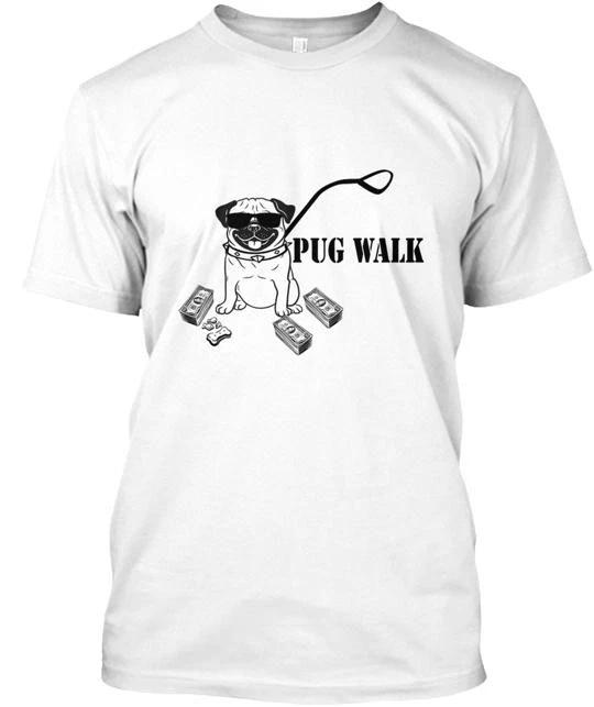 Pug Walk TTshirt Made in the USA Size S to 5XL L