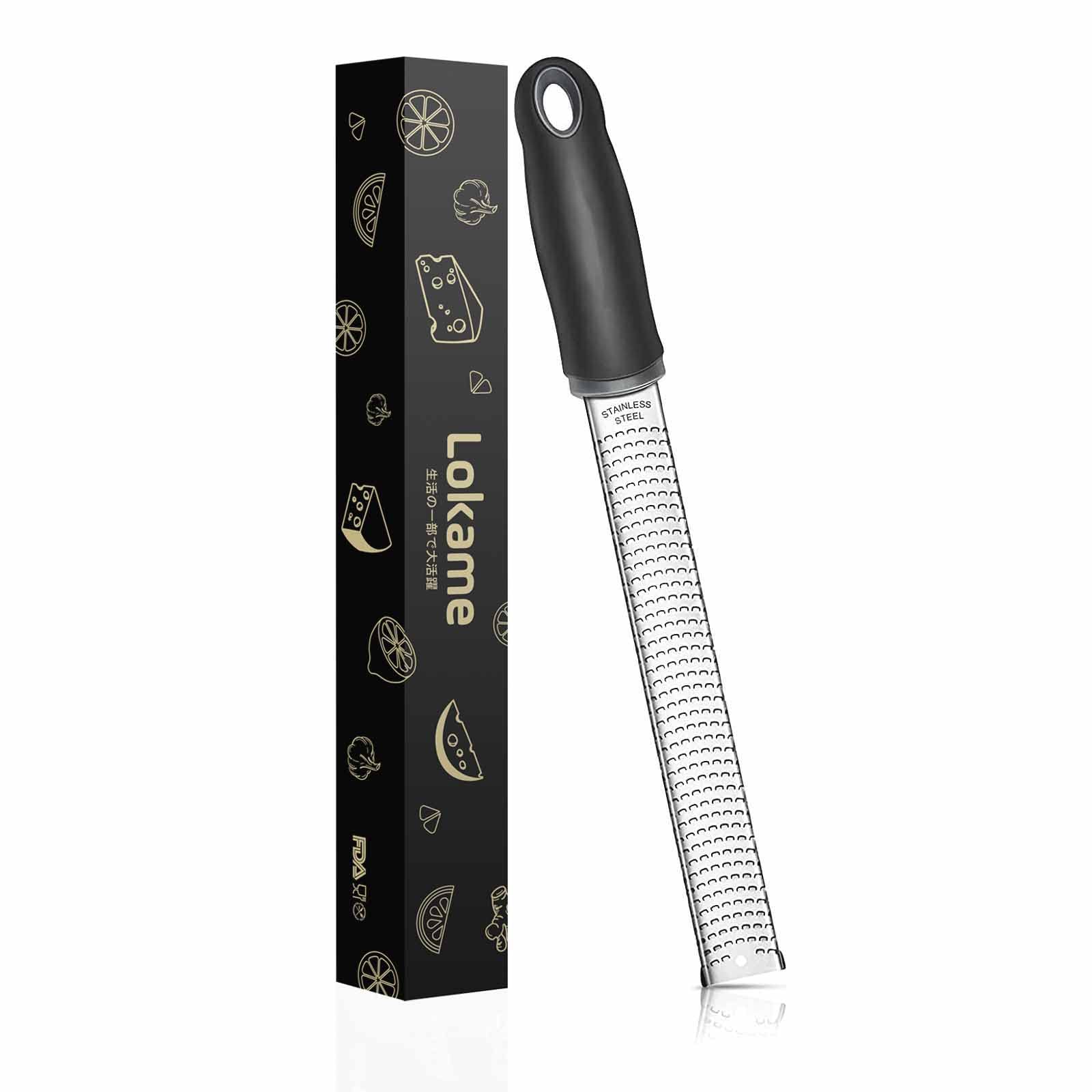 

Recommended by Professional Chefs: Grater, Cheese Grater, Grates Cheese, Parmesan, Ginger, Garlic, Zester Grater (Black)