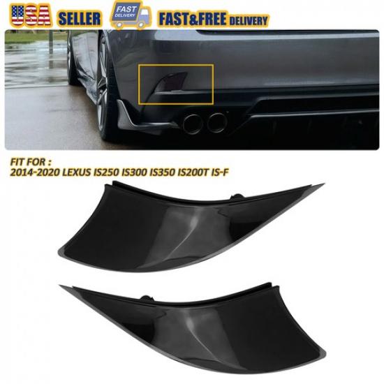 

L & R Smoked Rear Bumper Reflector Lens Assy For Lexus IS IS250 IS300 IS350 IS-F