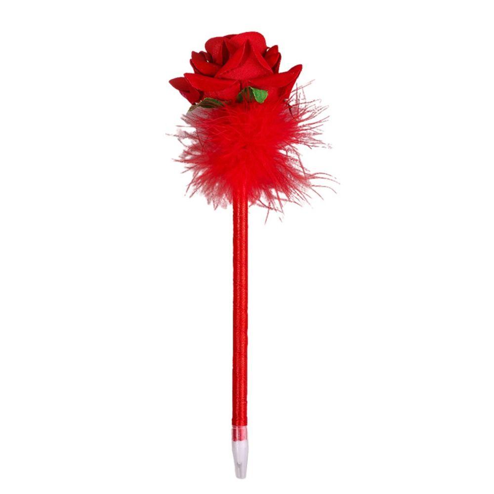 Best Wishes Rose Flower Ballpoint Pen Teacher's Day Gift Signature Pen Lovely Pen  Stationery
