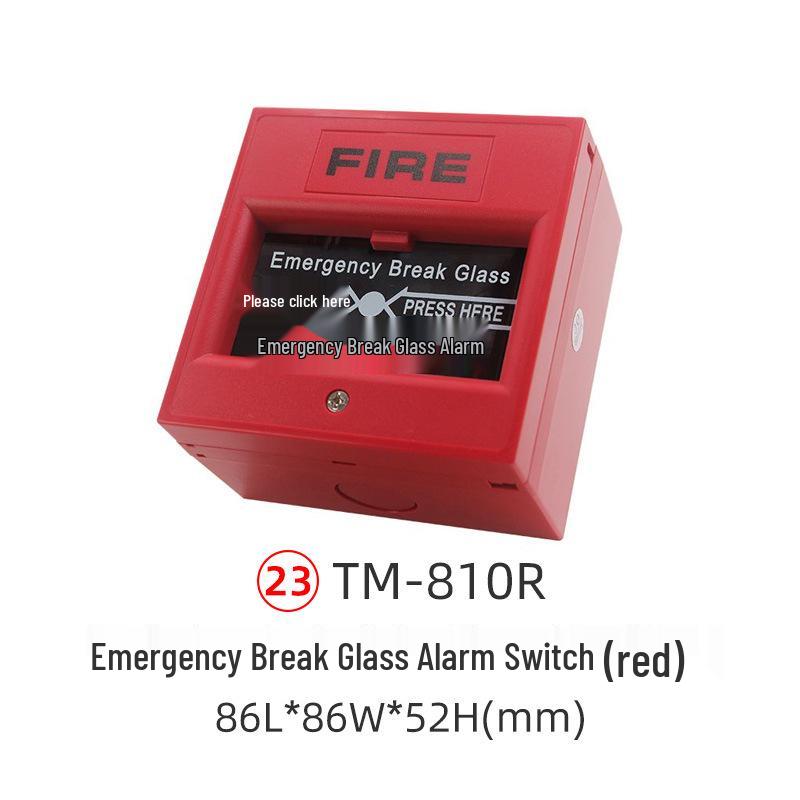 Infrared Sensor Touch Key & Glass Break Alarm Button for Emergency Access Control