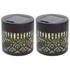 1-10PCS LED Solar Wall Light, IP44 Waterproof Warm Night Light for Garden Lawn Patio Steps Pathway Courtyard Camping Outdoor Decor