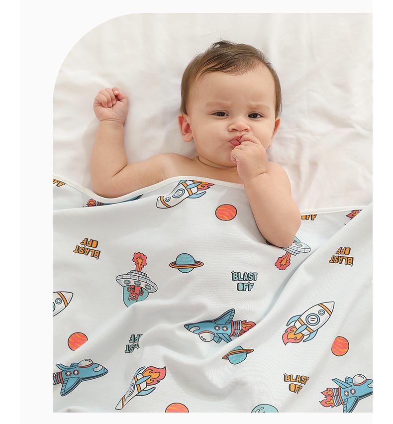 Ganzjahres-Neugeborenen-Babyeinschlagdecke - Weiche Baumwollwickeldecke für Säuglinge