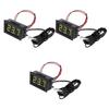 1/3/5Pcs DC 12V Mini LED Digital Temperature Sensor Module Meter Detector Thermometer Tester Panel Gauge with Sensors Probe