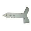 Angle Verification Tool for Drill Bits and Threads with 55 60 90 118 120 Degree Reference Faces In Lightweight Stainless Design