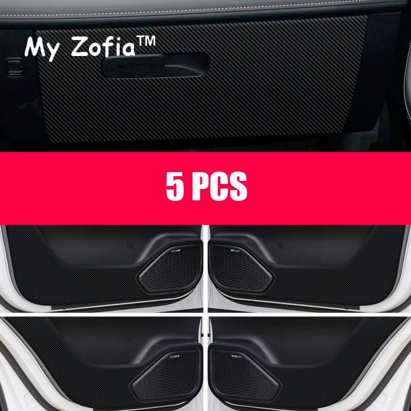 For Chery Tiggo 7 Pro Max 2023 2024 2025 Car Anti-kick Mat Carbon Fiber Car Interior Door Cover Protective Sticker Accessories