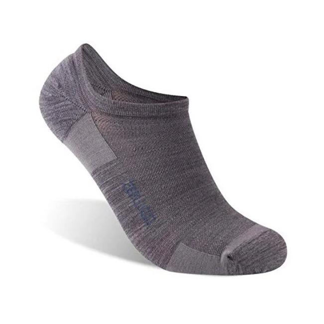 

ZEALWOOD Носки для бега из мериносовой шерсти для мужчин и женщин, укороченные/по щиколотку/средней длины, противомозольные, с амортизацией, спортивные носки, ультралегкие, для тенниса, 1/3 пары S