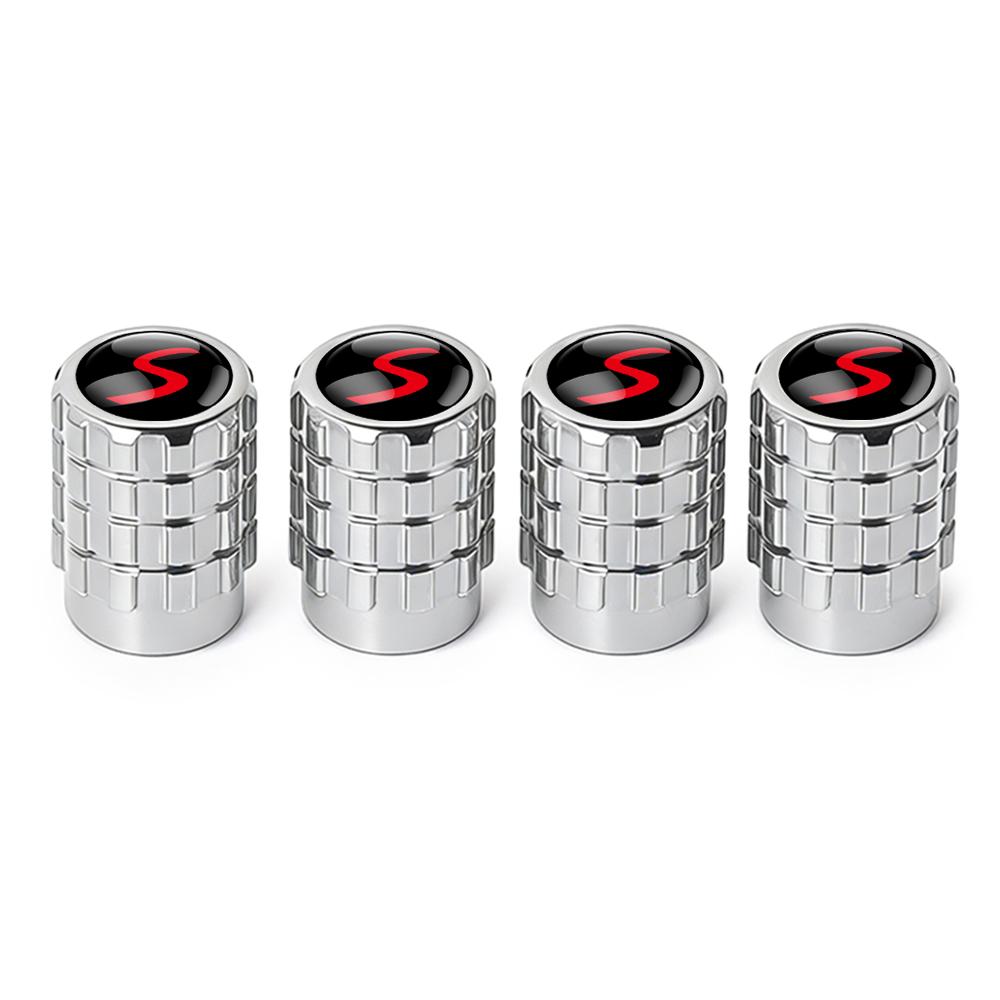 4Pcs For MINI Cooper S JCW WORKS R55 R56 F55 F56 R57 R58 R59 Car Styling Wheel Tyre Valve Caps Stem Cover Decor Auto Accessories czujm33