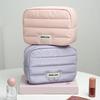 Borsa Trucco Imbottita da Donna Organizzatore Cosmetico Portatile Impermeabile con Cerniera Borsetta Pochette da Toilette per Ragazze Viaggio Uso Domestico