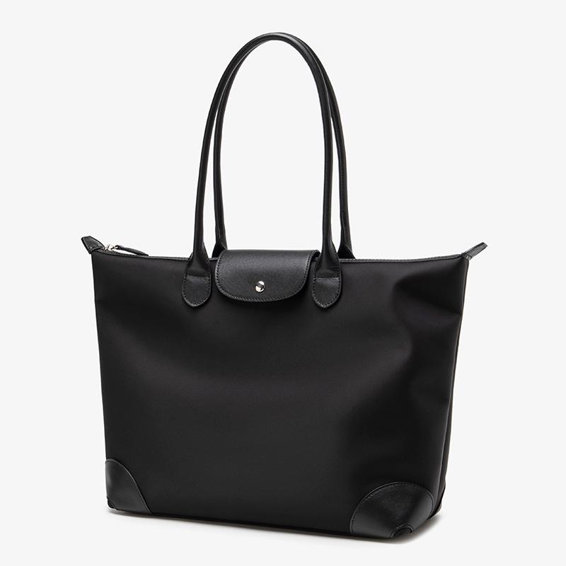 

Женская большая холщовая сумка-тоут на осень/зиму 2024 года - сумка на одно плечо для поездок и путешествий чёрный