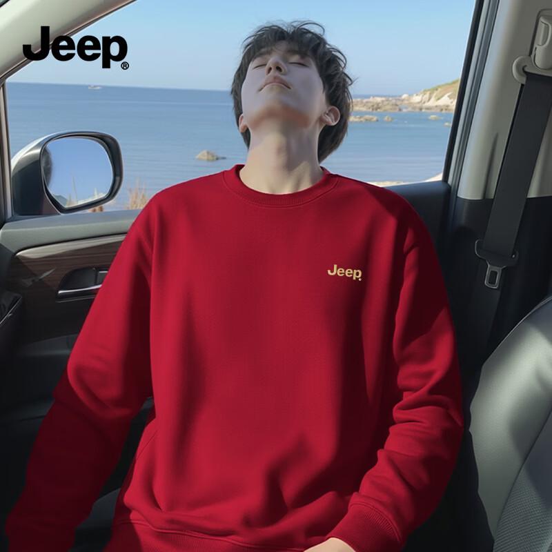 JEEP Men's Heavyweight Long Sleeve Sweatshirt