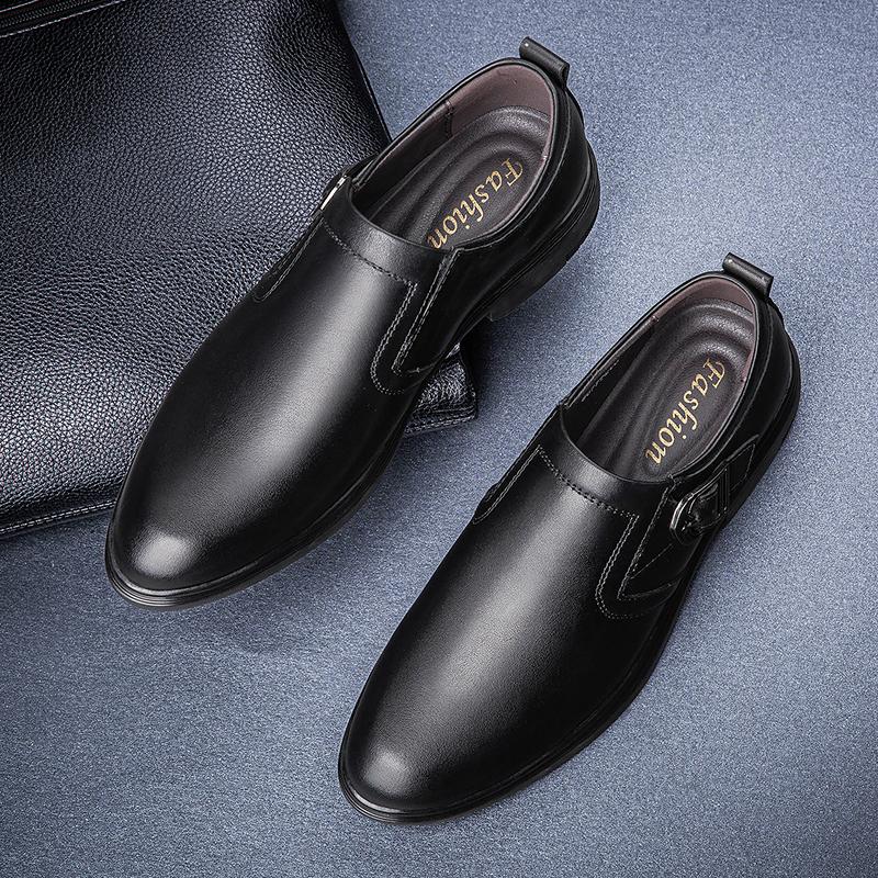 Módní Formální kožené boty pro muže Šaty Business Boty Pánské Geometrické Oxfords Party Svatba Běžné Pánské boty