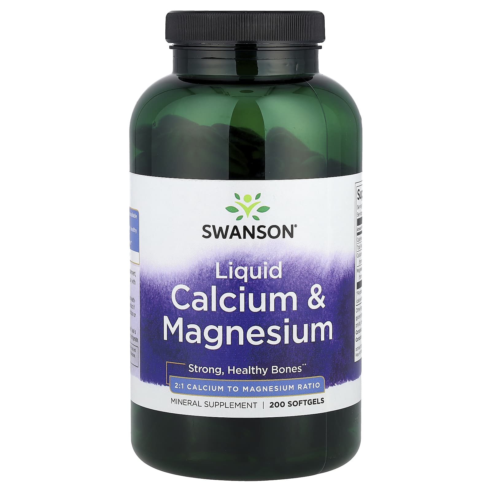 

Liquid Calcium and Magnesium, 200 Softgels