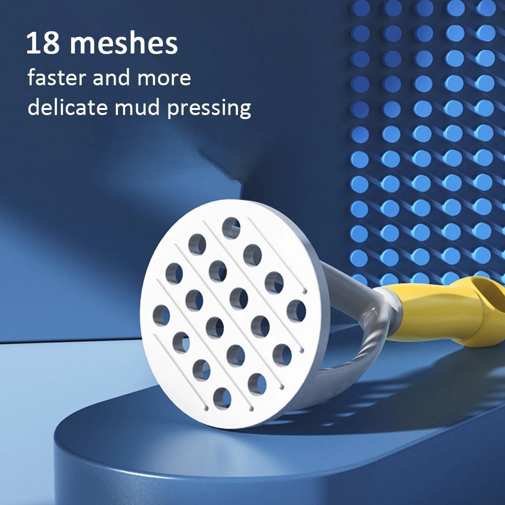 1pc PP Pressed Potato Masher Ricer Puree Juice Maker Potato Pusher Smooth Mashed Potatoes Crusher Fruit Tools Kitchen Supplies