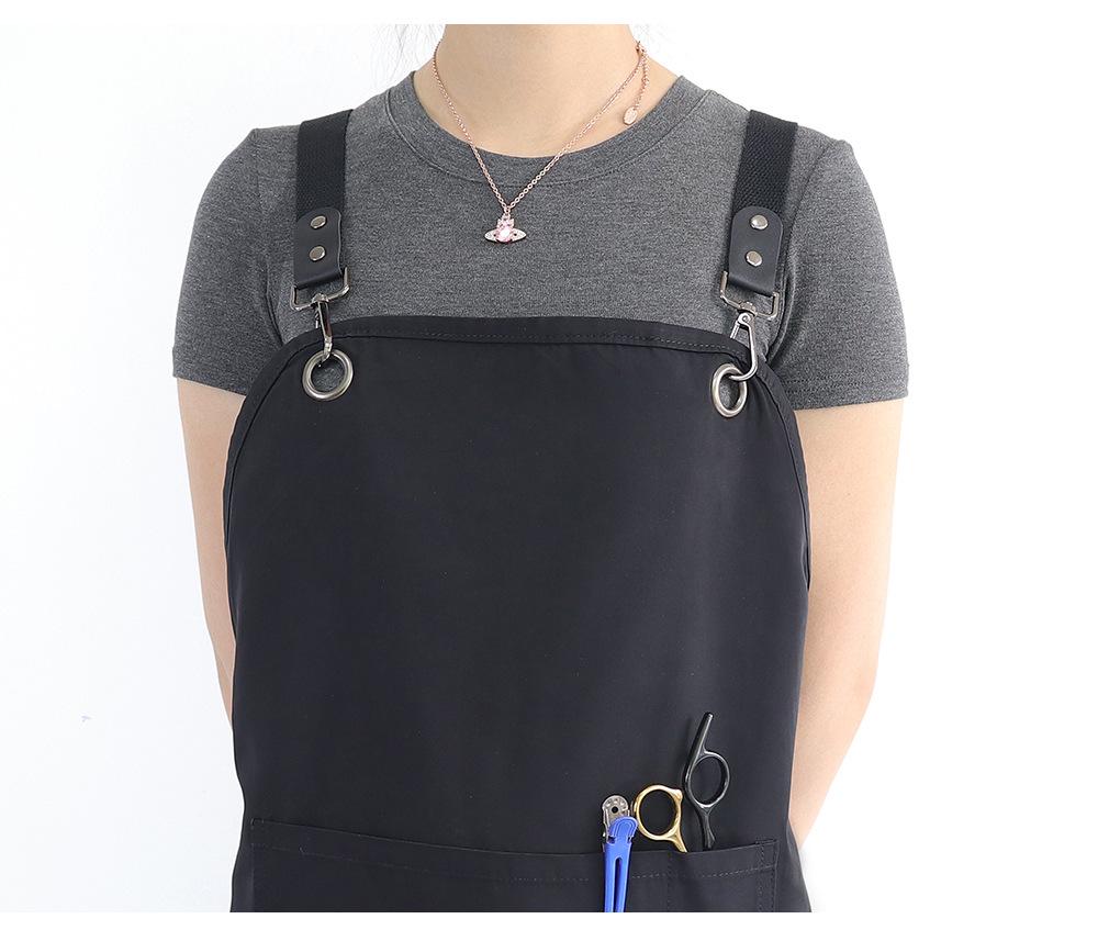 Waterproof Stain-Resistant Barber Apron with Custom Logo for Hair Salon Work