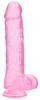 Gode Crystal Clear 21 X 5.5cm Rose - Real Rock Crystal - GODE COULEUR & GIRLY