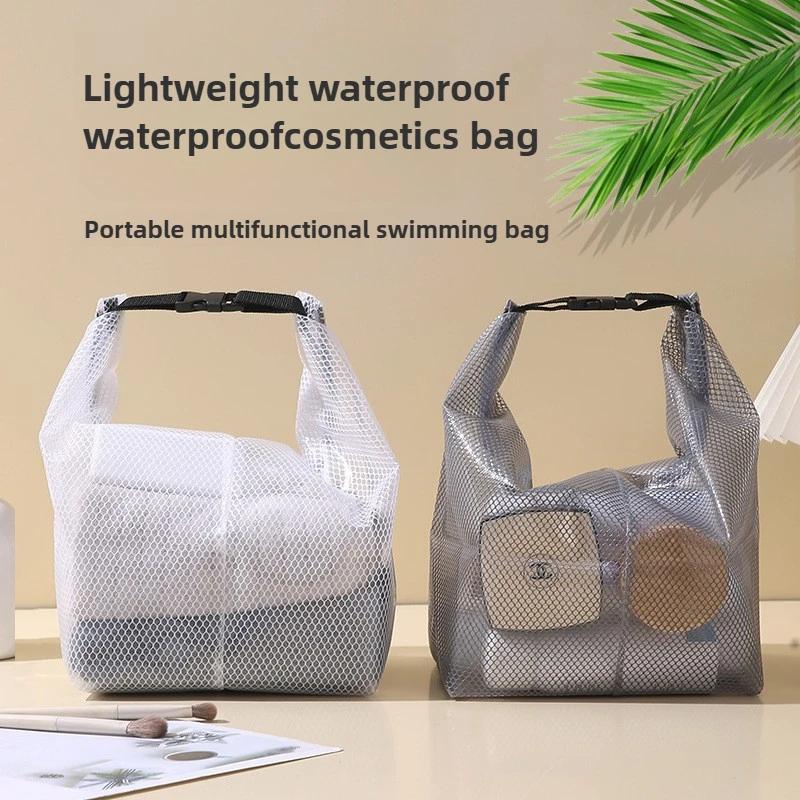 Extra Large Waterproof Toiletry Bag - Travel Cosmetic Organizer with Hanging Hook for Gym, Swim & Camping - Men/Women Essentials
