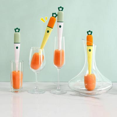 3 In 1 Cleaning Brush Cup Scrubber Long Handle Lazy Bottles Brush Washing Brush