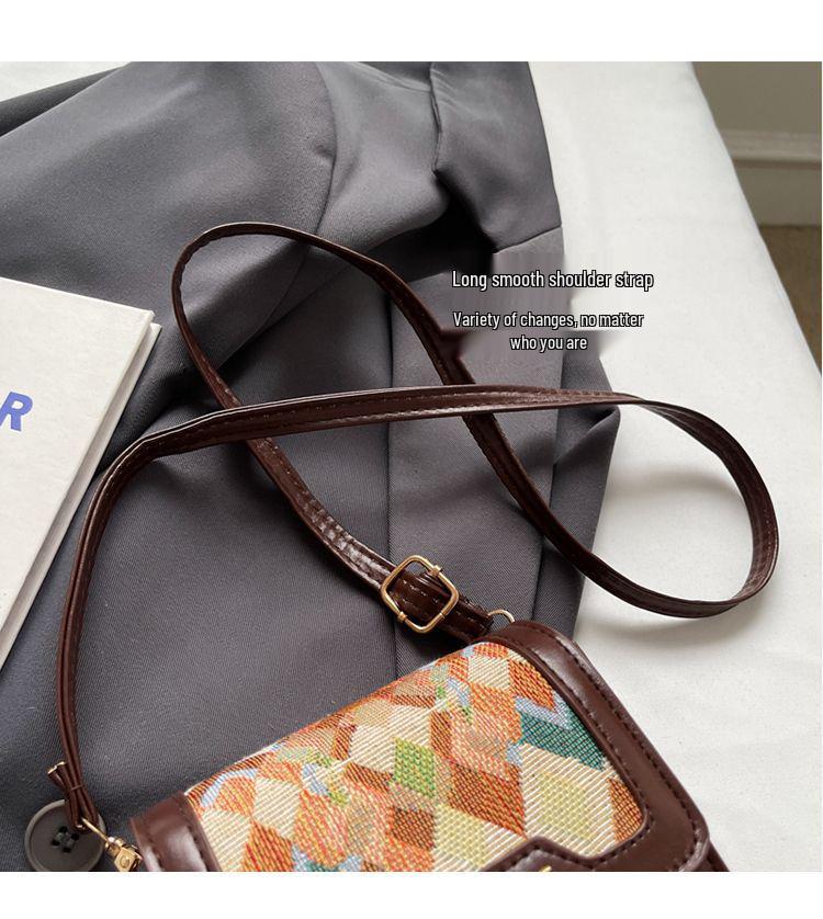 2025 Women's Retro High-End Small Square Crossbody & Shoulder Bag