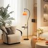 UOSU Vloerlamp in Vintage Stijl met Opbergplank