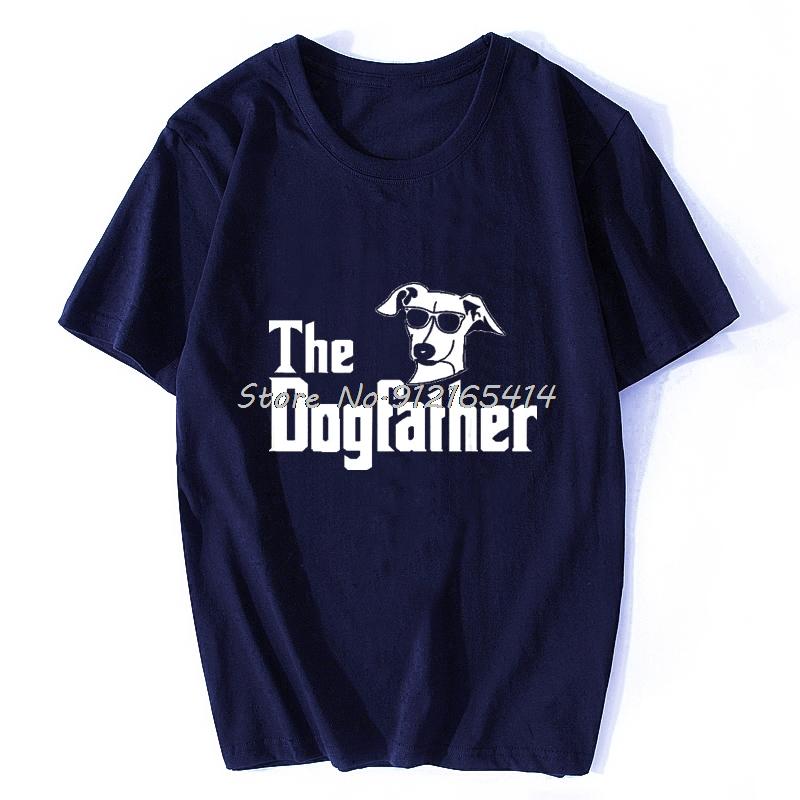 The Dogfather Greyhound Tshirt Short Sleeve Oversized Funny Italian Greyhound Dad Mom Gift For Dog Lovers T Shirt Hip Hop