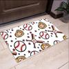 Baseball Printed Carpet,Rug,for Office Chair Living Room Bedroom Kitchen Room Decor Gifts.