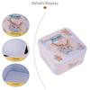 Empty Box Easter Party Decor Square Shape Easter Egg Box Rabbit Tin Storage Box  Candy Storage