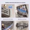 Miling Drill-Free Bathroom Corner Shelf
