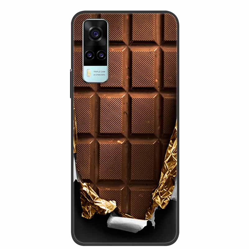 For vivo Y31 2021 Case Shockproof Soft silicone TPU Back Cover For Vivo Y53S 4G Y31 2021 Y 31 Case V2036 Phone Case Cute Cartoon