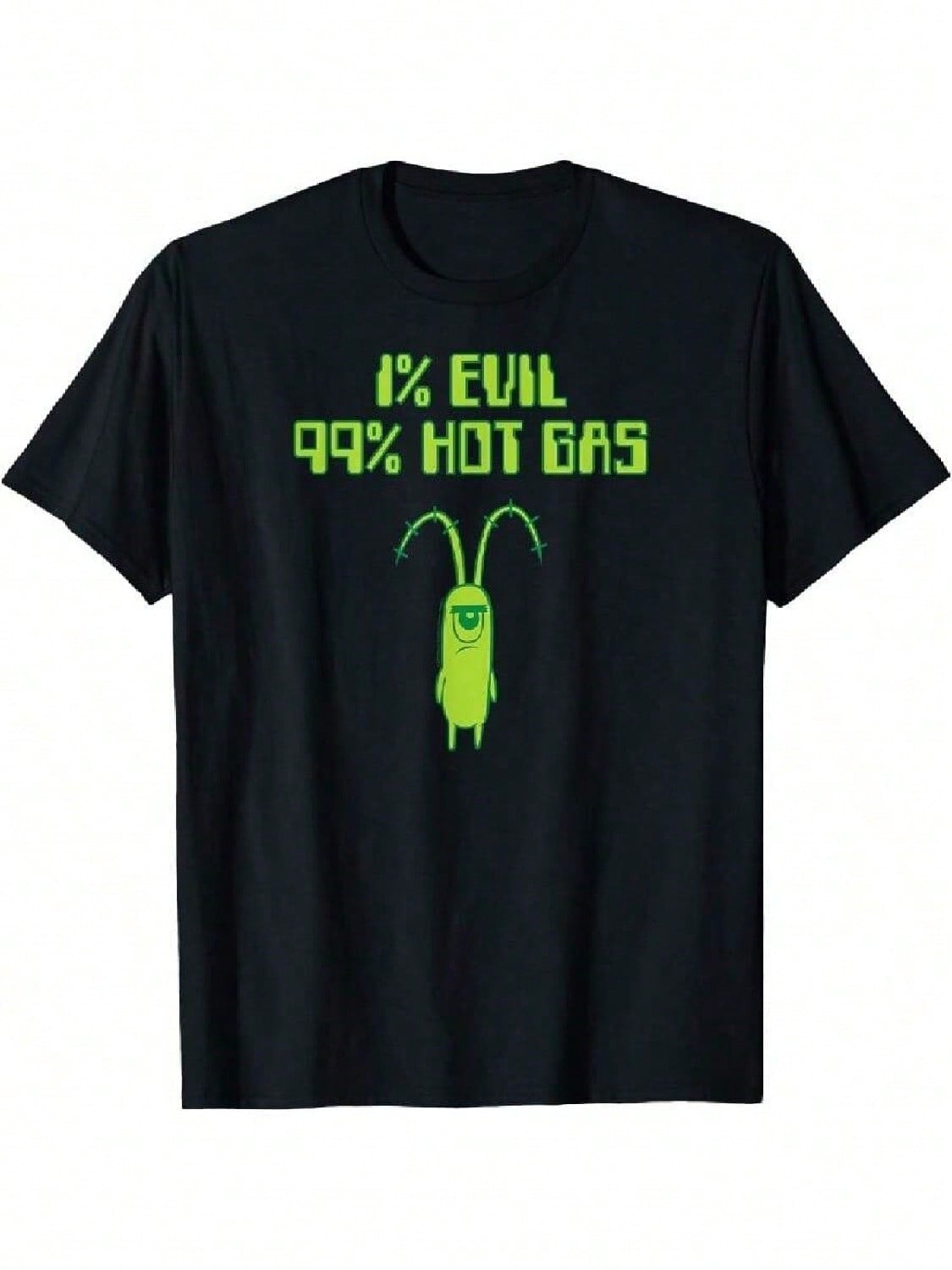 SpongeBobs SquarePantss - Plankton 1% Evil 99% Hot Gas T-Shirt S разноцветный