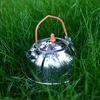 600ml Campingkessel Mini Tragbar Rostfrei Hitzebeständig Großes Fassungsvermögen Wasser kochen 304 Edelstahl Hohe Festigkeit Outdoor Wandern