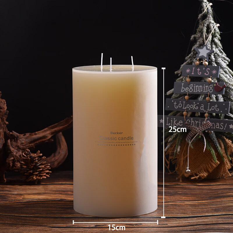 LIEI Classic Ivory White Decorative Candle