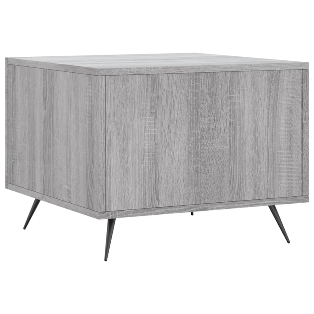  Coffee Table, Grey Sonoma Oak, 50x50x40 Cm