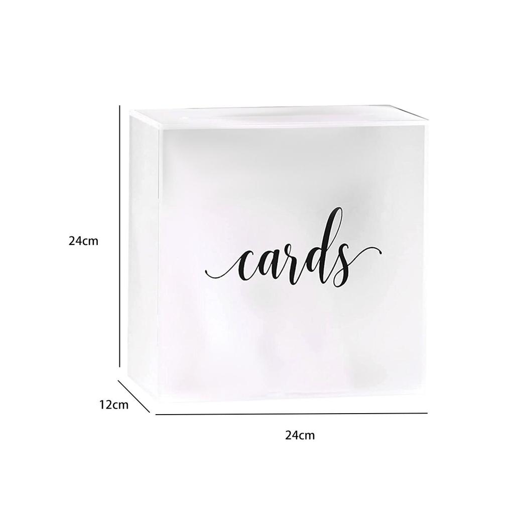 Hochzeits-Geldbox aus Acryl, Box Groß Dekorationen Acrylhochzeit, für Baby